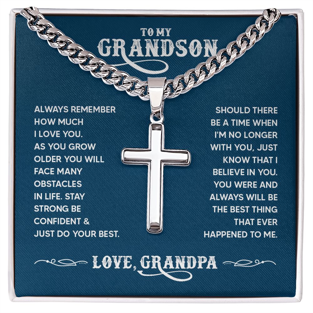 To My Grandson - Always remember how much I love you Happy Father's Day - Perfect Celebration with perfect customized gift for HIM