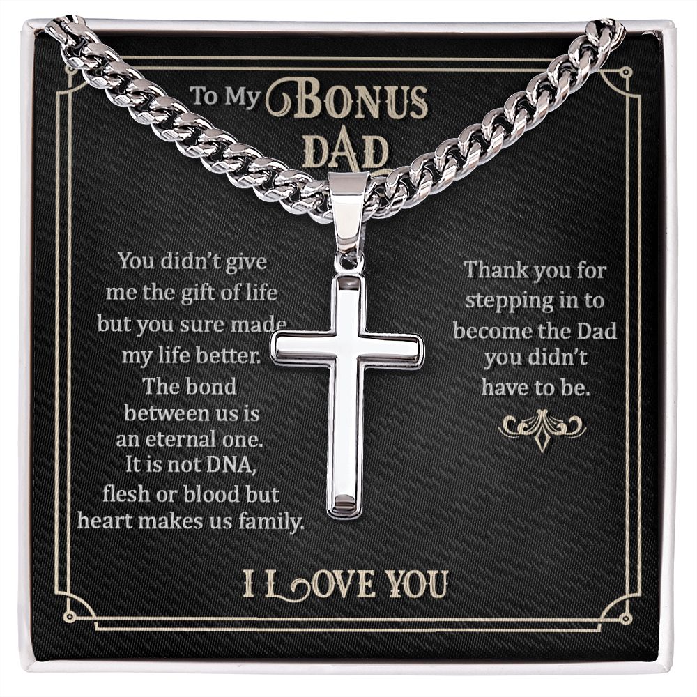 To my Bonus dad Happy Father's Day - Perfect Celebration with perfect customized gift for HIM