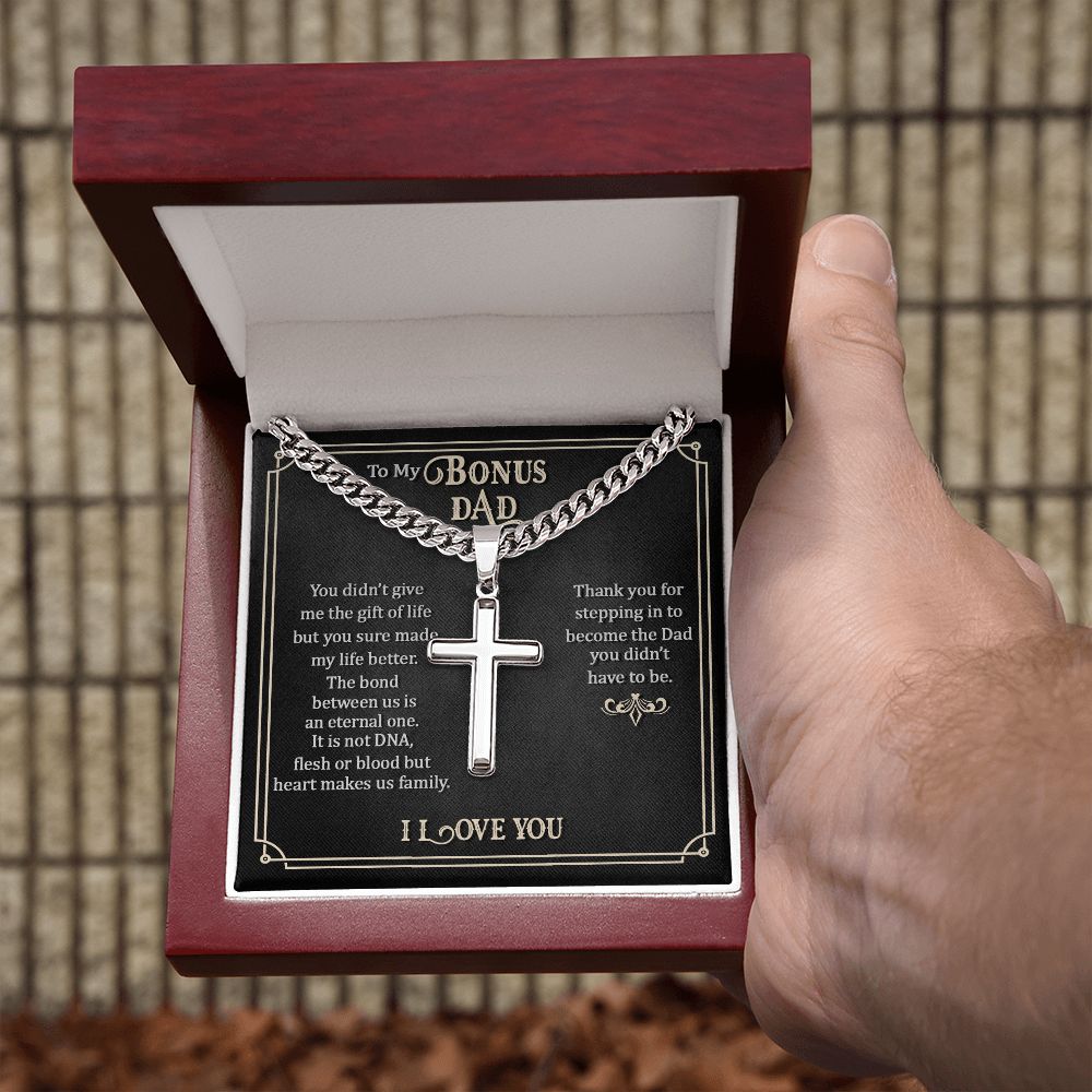 To my Bonus dad Happy Father's Day - Perfect Celebration with perfect customized gift for HIM