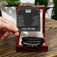 dad - you are a man like no other Perfect Fathers Day Gift - Love You Bracelet - Dad Son